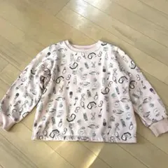 GU コスメ柄　トレーナー 120cm