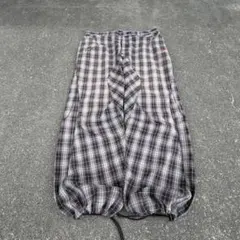 極希少00s OAKLEY check pants y2k テック系 人気色 - メルカリ