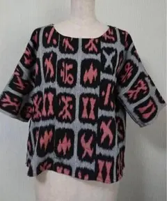 着物リメイク トップス ブラウス ハンドメイド kimono vintage