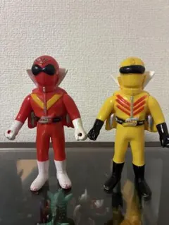 【当時物】ゴレンジャー アカレンジャー・キレンジャー ソフビ 当時物】ゴレンジャー アカレンジャー・キレンジャー ソフビ - メルカリ