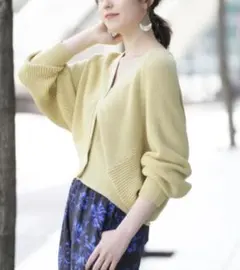 アダムエロペ　◇ ドルマンスリーブ カーディガン