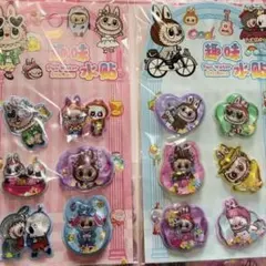 新作　大人気‼️ウォーターシール　2枚セット　水シール　ラブブ