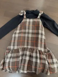 美品⭐︎petit main 長袖ワンピース　110cm