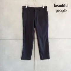 beautiful people ウールスラックスパンツ 日本製 X3548のサムネイル