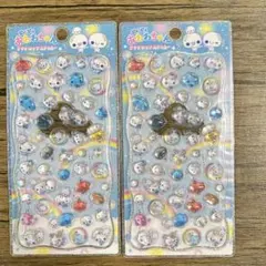 海外正規品　あわわちゃん　シール　2枚セット　カラフルキャラクターシールセット