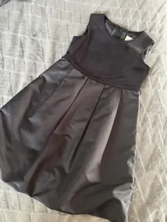 110cm〜120cm 組曲ワンピース　黒　ベロア