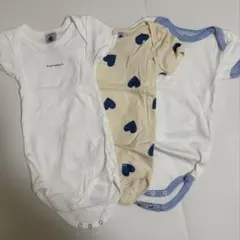 petit bateau ボディ肌着3枚セット