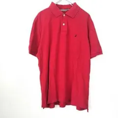 NAUTICA ワンポイントロゴ刺繍 ポロシャツ ビックサイズEU直輸入A435