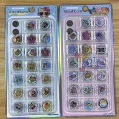 おはじきシール 2枚セット キティ 日焼けキティ