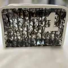 DIOR クリアポーチ トロッター柄 ホワイト　ナンバー1のサムネイル