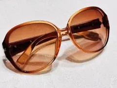 オーバーサイズブラウンサングラス