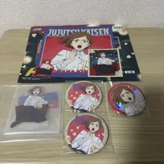 セガラッキーくじ　呪術廻戦　釘崎野薔薇　6点セット　アクリルスタンド　缶バッジ