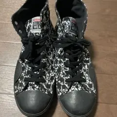 VISION スカルプリント ハイカットスニーカー