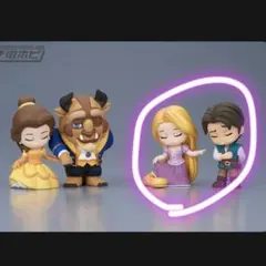 【セット】ちょこんとおじぎFig. 美女と野獣 ラプンツェル フリンライダー