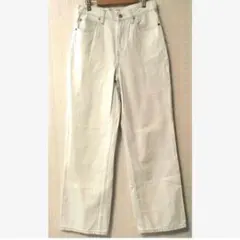 UNIQLO ワイドストレートデニム ライトブルー 24インチ