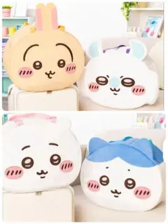 ちいかわ BIGボストンバッグ 4種セット ちいかわ ハチワレ うさぎ モモンガ
