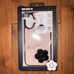MARY QUANT iPhone 16 ケース ベビーピンク マリークワント