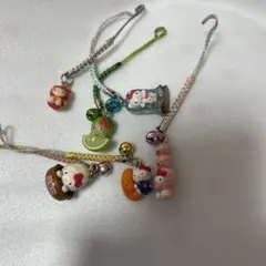 ハローキティ　根付　ストラップ　ご当地　平成レトロ