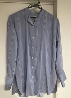 IÉNA キュプラレーヨンシルクバンドカラーシャツ