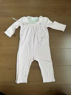 Ralph Lauren ピンクストライプロンパース 80cm