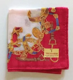 TRUSSARDI トラサルディ チェーンデザイン ハンカチ