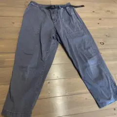 GRAMUCCI グレー Lサイズ　ルーズ テーパード パンツ
