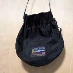 Tough Traveler ブラック 巾着　サコッシュのサムネイル