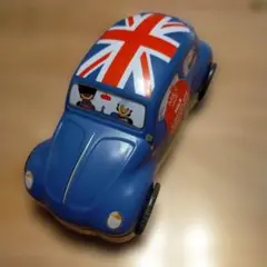 Marks&Spencer/マークスアンドスペンサー 青い車 お菓子缶