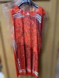 美品 希少 プリーツプリーズ タイガーキャット 虎柄 ミンワ ワンピース 