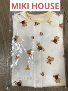 ミキハウス　クマ柄ロンパース