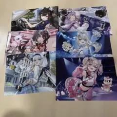 hololive　ホロライブ　クリアファイル6枚セット