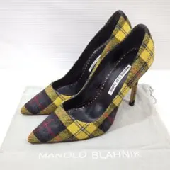 美品✨Manolo Blahnik パンプス レオパード ハラコ 36 - メルカリ
