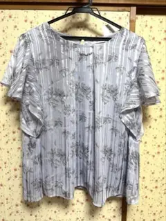 【新品未使用】GLACIER パールビーズ付き ブラウス Lサイズ ホワイト