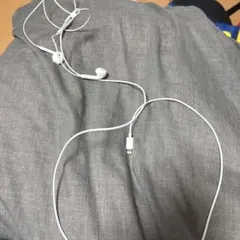 Lightning接続 ホワイト有線イヤホン