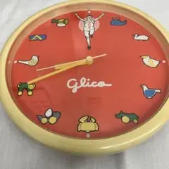 Glico 木製掛時計 クォーツ　レトロ　未使用　グリコ 2025年最新】時計 グリコの人気アイテム - メルカリ