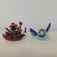ポケモンORAS　ゲンシグラードン　ゲンシカイオーガ フィギュア 早期購入特典