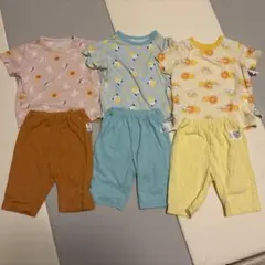 UNIQLO ベビーパジャマ 3点セット 90cm
