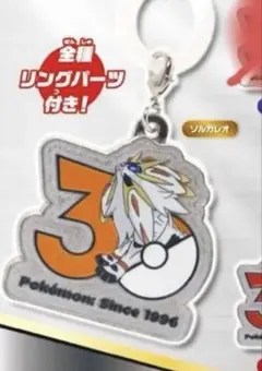 ポケモン30周年 メタルチャームマスコット ソルガレオ