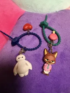 ディズニー カラフルマルチチャーム ベイマックス ニック 2種