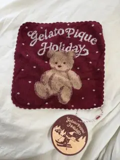 【3/8まで】gelato pique 2025 HOLIDAYベアハンドタオル