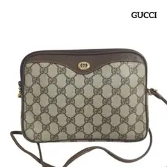 【美品】GUCCI グッチ GG柄 レザー ショルダー バッグ