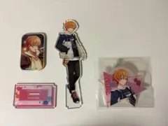 プロセカ 東雲彰人 アクリルスタンド アクリルキーホルダー スクエア缶バッジ