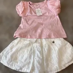 プティマイン　チュニック　スカート　90cm