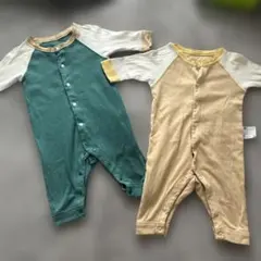 UNIQLOロンパース2着セット