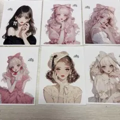 N-236】にゃあちゃんの文具屋さん 人物ステッカー 可愛い子ちゃん 3月