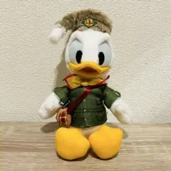 ドナルド　ウッドチャック　ぬいぐるみバッジ　ディズニー