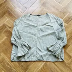 URBAN RESEARCH ROSSO フレアスリーブシャツ