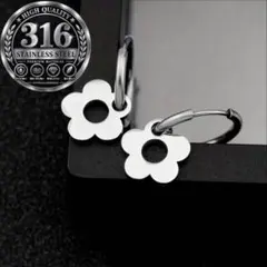 t4【高品質316L】韓国風デザイン ピアス/ステンレス製 アレルギー対応