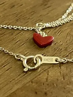 AHKAH ティランハートネックレス k18 ahkah blanc ティランハート