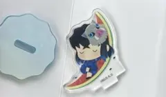 鬼滅の刃　ゆらふわ　アクリルスタンド　嘴平伊之助　ファミリーマート